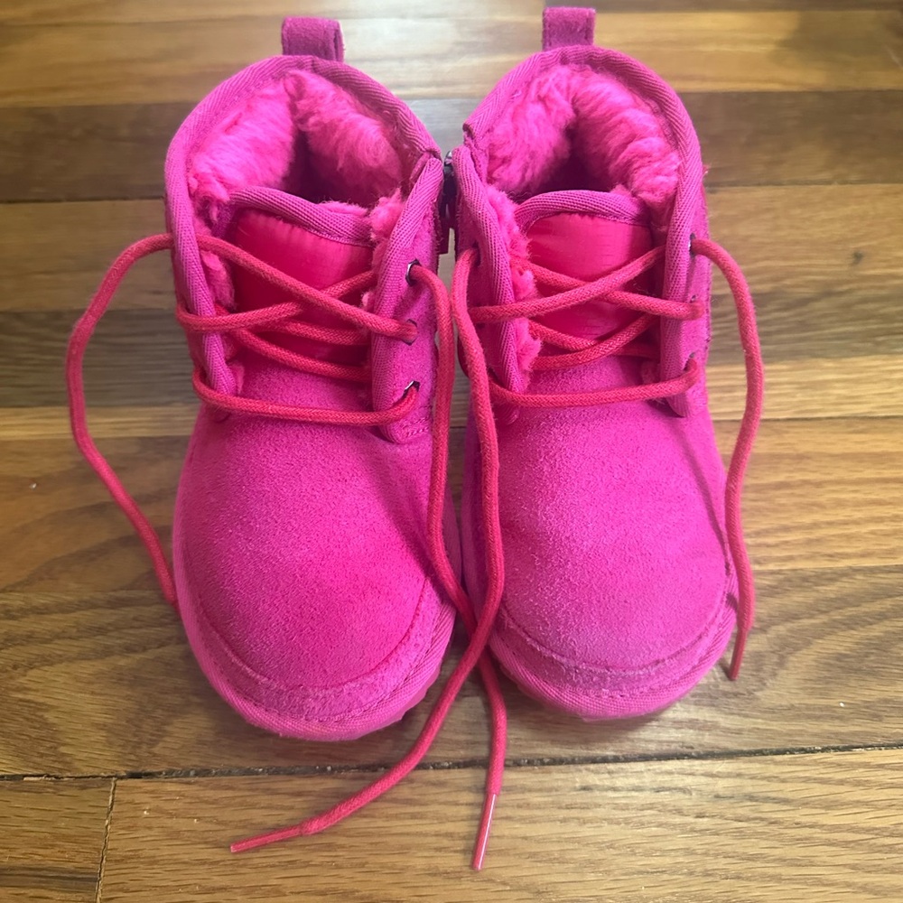 UGG® Australia Girls Neumel Lace Up Booties